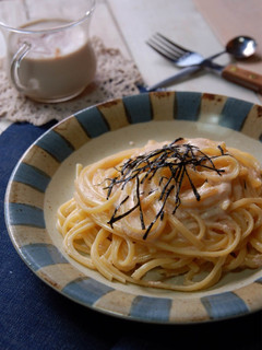 濃厚たらこクリームパスタ!-レシピのメイン写真