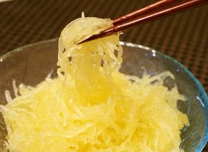 そうめんかぼちゃの茹で方【動画プラス】-レシピのメイン写真