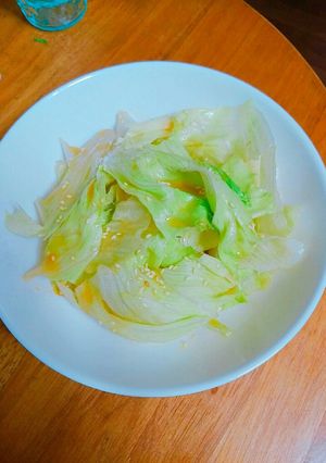 レタスの味噌和え-レシピのメイン写真