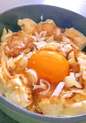 たった10分でできる！豆腐入卵かけ御飯！-レシピのメイン写真
