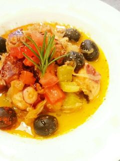 トマトと蛸のワイン煮込み-レシピのメイン写真