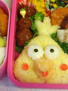 キャラ弁♡ポインコ弁当!簡単です☆-レシピのメイン写真