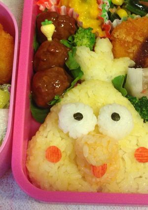 キャラ弁♡ポインコ弁当！簡単です☆-レシピのメイン写真