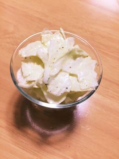 マヨドレで食べるキャベツサラダ♬-レシピのメイン写真