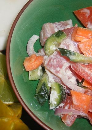 ＰＯＩＳＳＯＮ　ＣＲＵ　マグロのサラダ-レシピのメイン写真