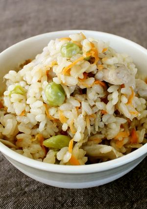 レンジで！鶏肉の中華風炊き込みごはん-レシピのメイン写真