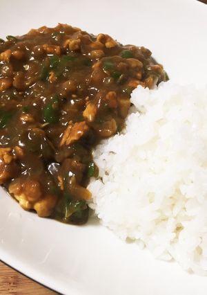 【余り物で】ピーマンキーマカレー-レシピのメイン写真