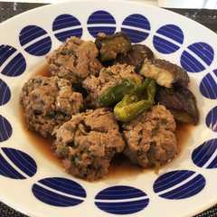 รูปของ 鯵つみれと茄子の煮物