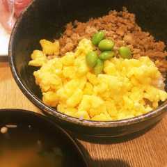 簡単♫子供も大好き♫ 鶏そぼろ丼-レシピのメイン写真
