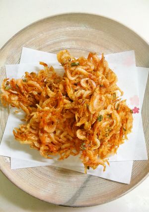 サクッほろ～❀　桜海老のかき揚げ-レシピのメイン写真