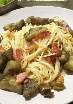 簡単！美味！食材少ない焼きナスのパスタ-レシピのメイン写真