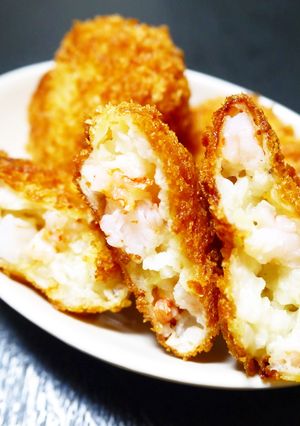 油フライパン1cm！お弁当にも♪えびカツ-レシピのメイン写真