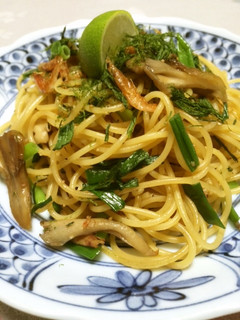 舞茸と桜えびの和風パスタ-レシピのメイン写真