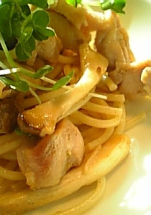 きのこの柚子胡椒のパスタ-レシピのメイン写真