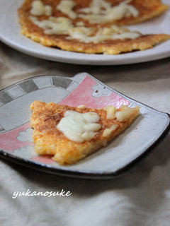 災害非常食✿卵ご飯ピザ-レシピのメイン写真