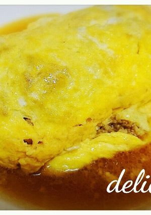 鶏そぼろの簡単オムレツ-レシピのメイン写真