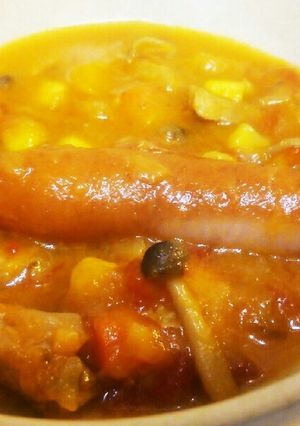 残った野菜で豆乳トマトスープ-レシピのメイン写真
