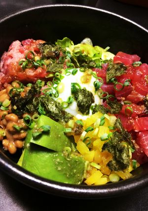 プチ贅沢♪特売で買って！バクダン丼-レシピのメイン写真