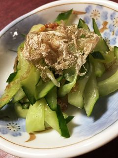あっさり梅和え-レシピのメイン写真