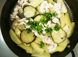 ホタテひも&ジャガ芋／夏の旬野菜-レシピのメイン写真
