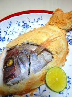 鯛の塩釜焼き-レシピのメイン写真