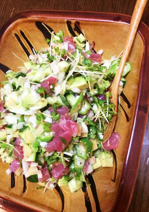 まぐろとアボカドの彩り丼-レシピのメイン写真