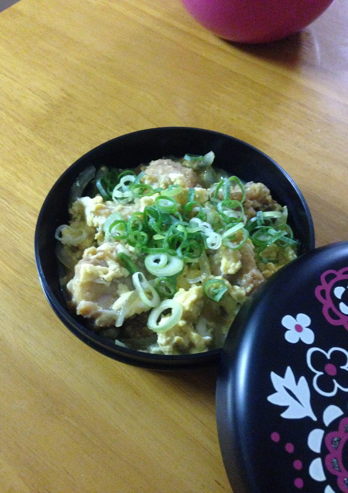 唐揚げの卵とじ丼-レシピのメイン写真