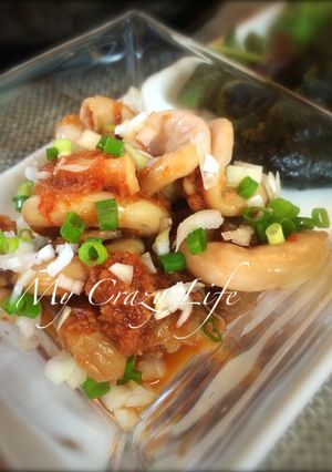 お酒がススム！中華風豚コブクロ刺し-レシピのメイン写真