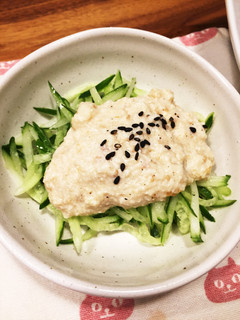 きゅうりの梅豆腐もったりかけ-レシピのメイン写真