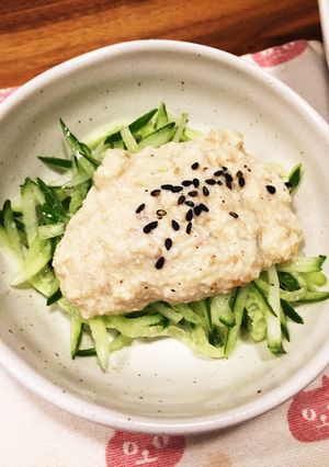 きゅうりの梅豆腐もったりかけ-レシピのメイン写真