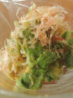 アボカドと水菜のわさび醤油和え-レシピのメイン写真