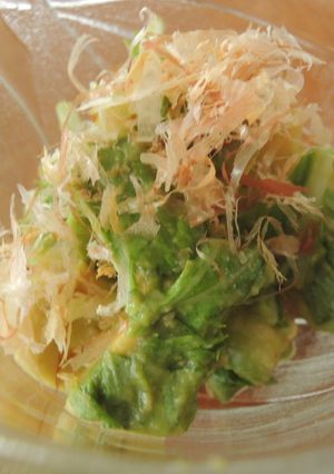アボカドと水菜のわさび醤油和え-レシピのメイン写真