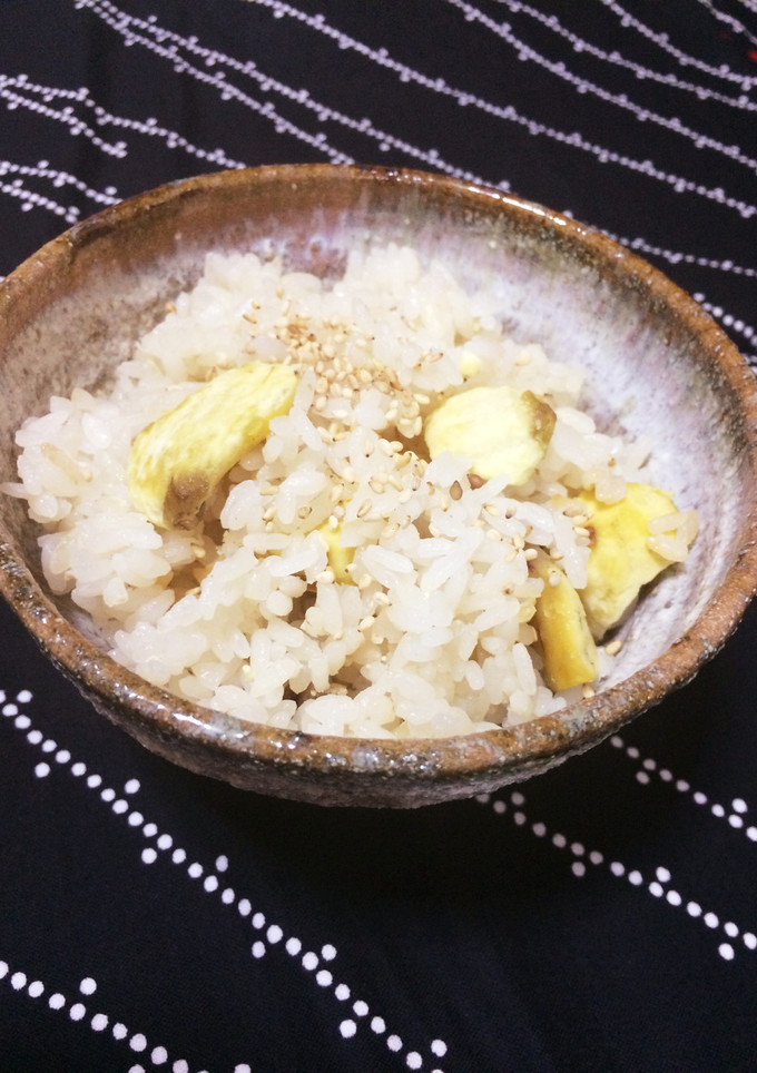 簡単 炊飯器でほくほく栗ご飯-レシピのメイン写真