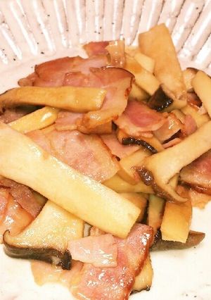 大好き♬エリンギベーコンのバター醤油-レシピのメイン写真