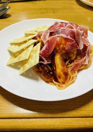 イチジクと生ハムの冷製パスタ-レシピのメイン写真