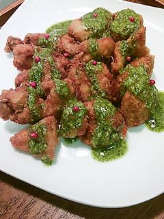 鶏唐ジェノバソースがけ-レシピのメイン写真