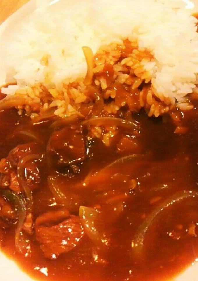 簡単絶品☆とろとろ牛スジはやしライス-レシピのメイン写真