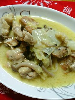 鶏肉と白菜のココナッツカレー煮-レシピのメイン写真