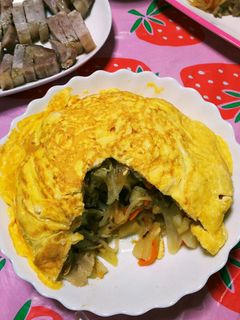 オムレツ風野菜炒め-レシピのメイン写真