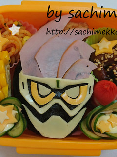 仮面ライダーエグゼイド♡キャラ弁-レシピのメイン写真