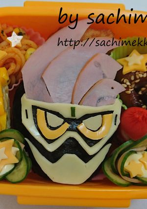 仮面ライダーエグゼイド♡キャラ弁-レシピのメイン写真