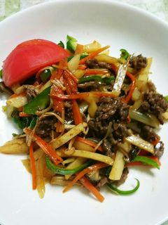 野菜たっぷり♪じゃがいも青椒肉絲-レシピのメイン写真