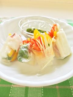 カラフル!生春巻き-レシピのメイン写真