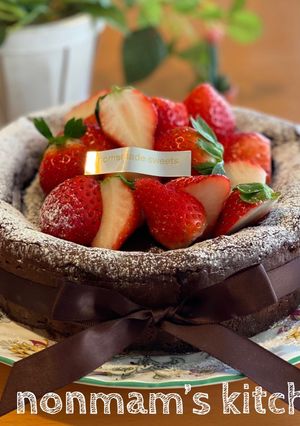 粉なし濃厚♥とろけるガトーショコラ-レシピのメイン写真