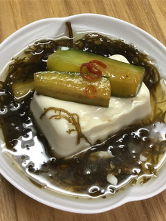トーフのもずくがけ-レシピのメイン写真