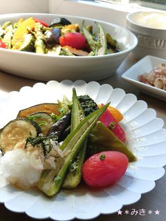 夏野菜の揚げ浸し-レシピのメイン写真