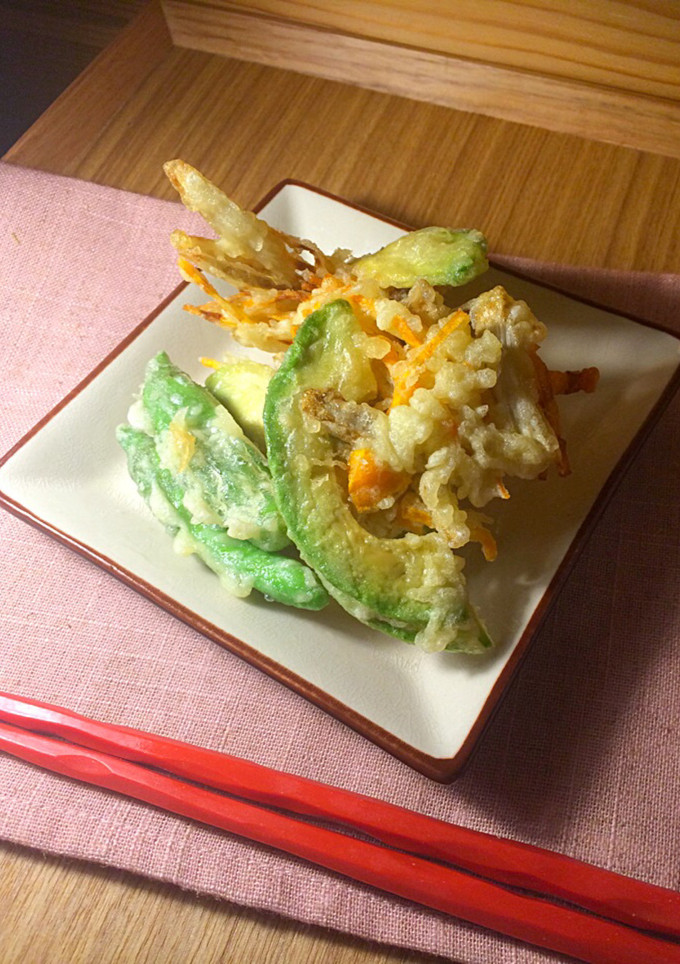 アボカドと根菜のかき揚げ-レシピのメイン写真