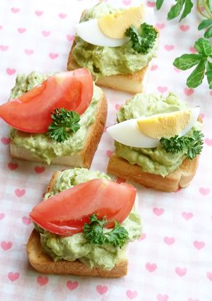 アボカド＆ツナ＆ポテトのオープンサンド-レシピのメイン写真