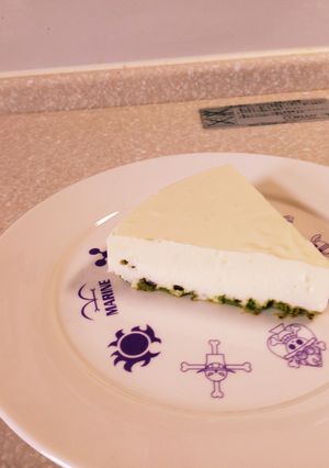 簡単抹茶風味のレアチーズケーキ-レシピのメイン写真