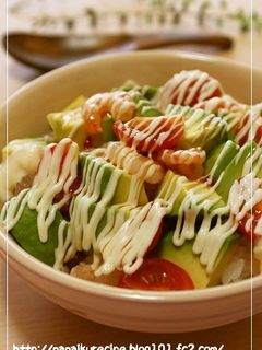 エビアボカドのスイチリマヨ丼-レシピのメイン写真
